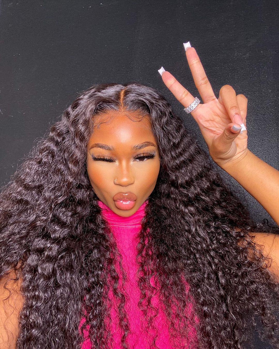 Water Wave Full Density Lace Frontal Wig Unit - Konfident Kay Luxury Virgin Hair Salon & Wig Boutique