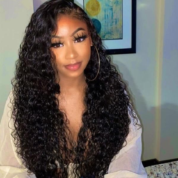 Water Wave Full Density Lace Frontal Wig Unit - Konfident Kay Luxury Virgin Hair Salon & Wig Boutique