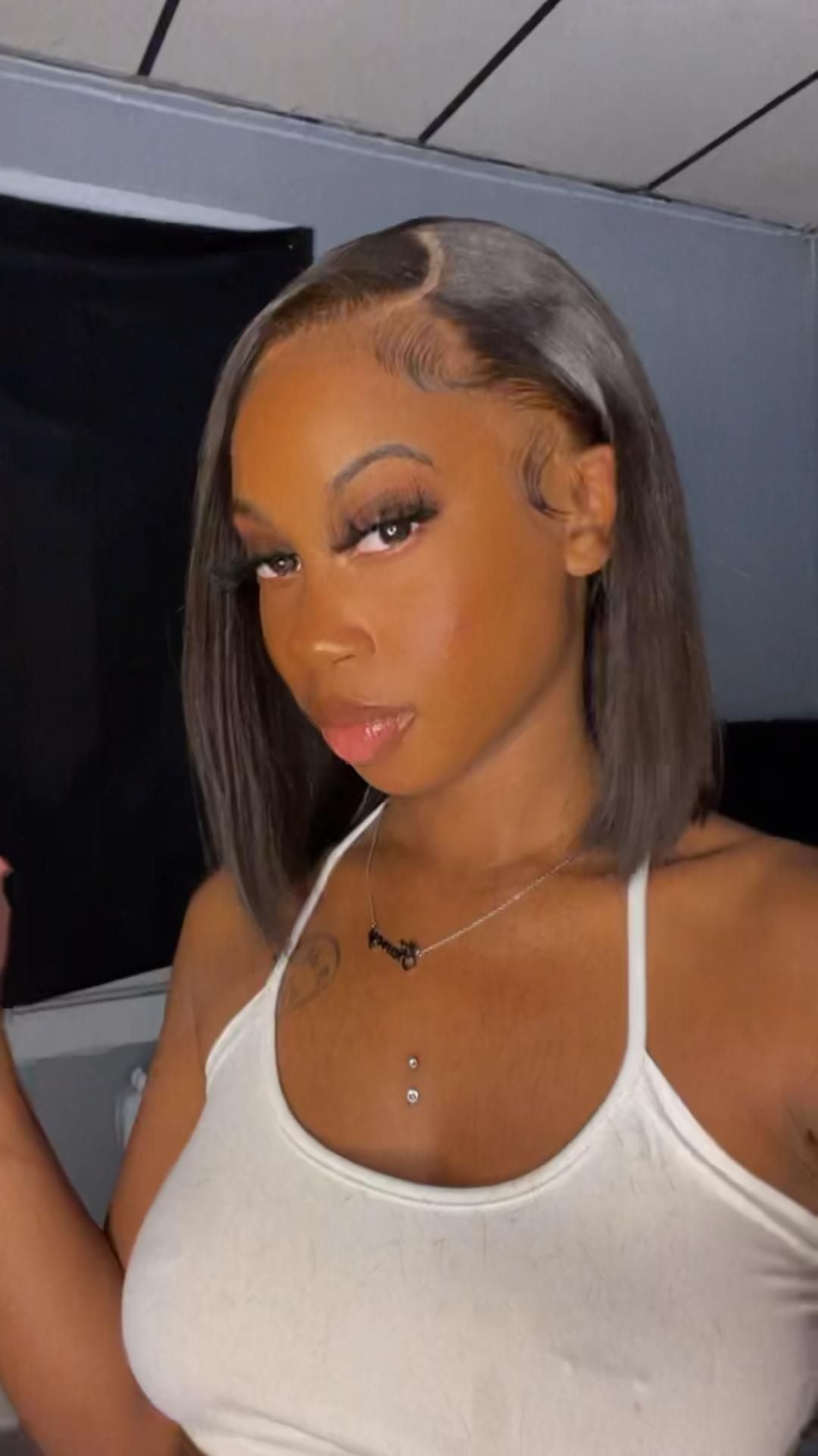 Lace Frontal Natural Bob Lace Wig Unit