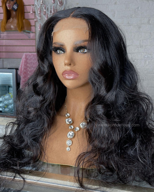 4x4 Lace Closure Body Wave Virgin Wig Unit - Konfident Kay Luxury Virgin Hair Salon & Wig Boutique