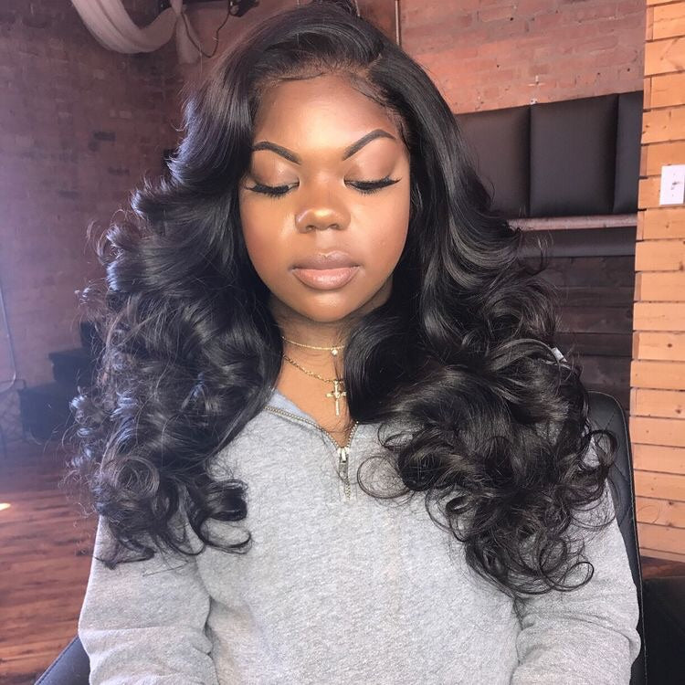 Body Wave Transparent Lace Frontal Full Density Wig Unit - Konfident Kay Luxury Virgin Hair Salon & Wig Boutique