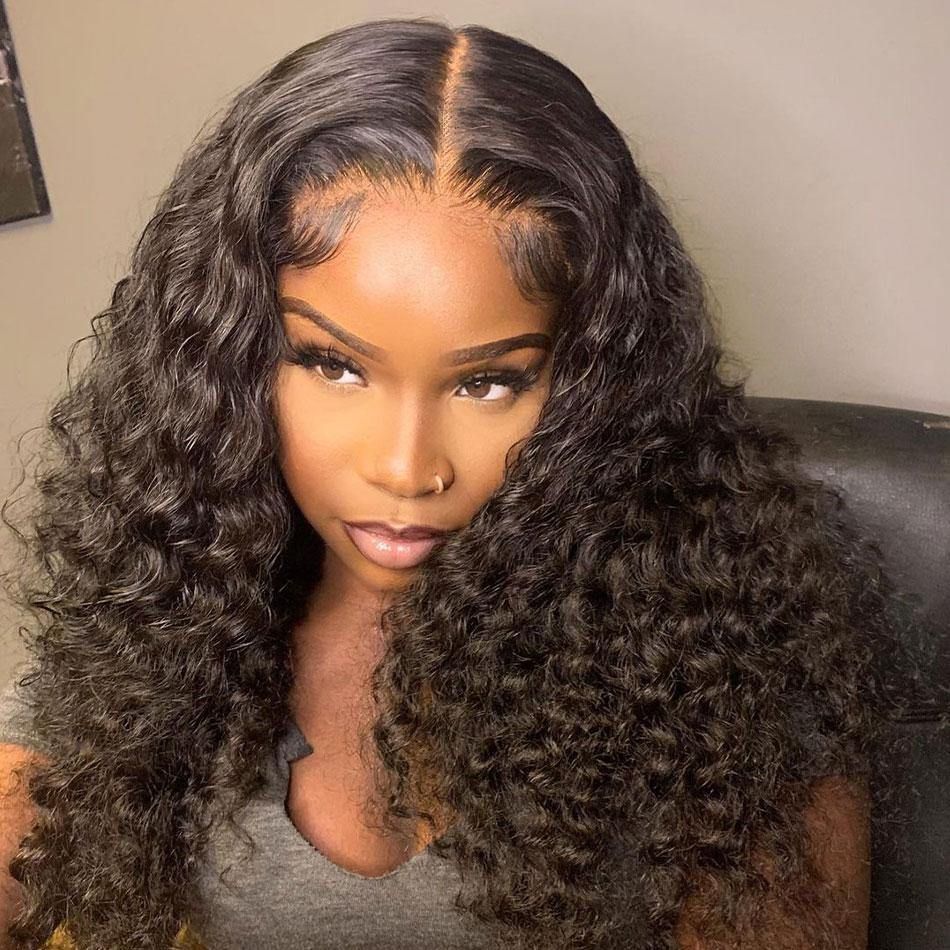 Water Wave Full Density Lace Frontal Wig Unit