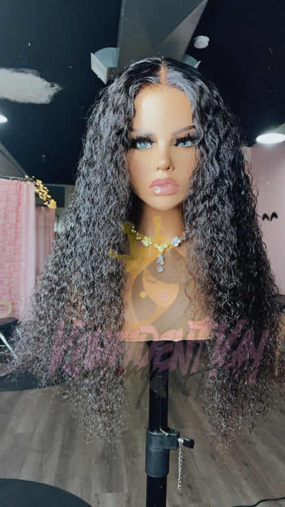 Water Wave Glueless Custom Wig Unit - Konfident Kay Luxury Virgin Hair Salon & Wig Boutique